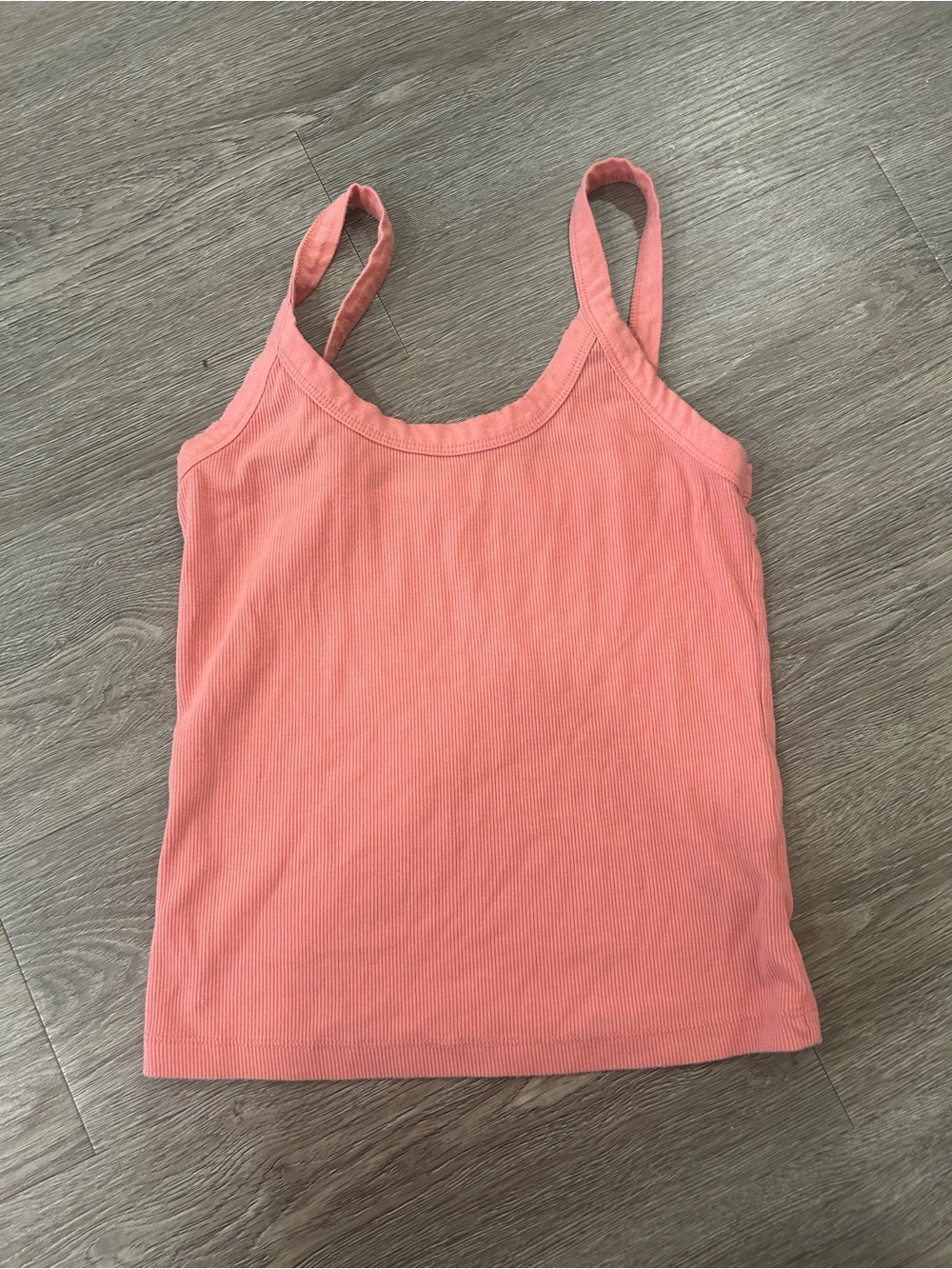 Target Coral Ribbed Tank Top - Pinkish Coral